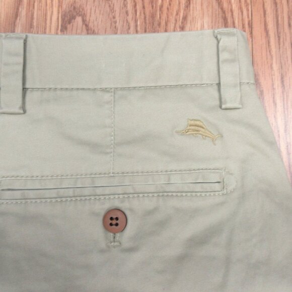 TOMMY BAHAMA REGULAR FIT SHORTS COTTON/SPANDEX SHORTS KHAKI Sz 32 - Picture 5 of 5